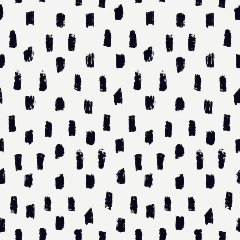 Black And White Dash, Style A  Wallpaper