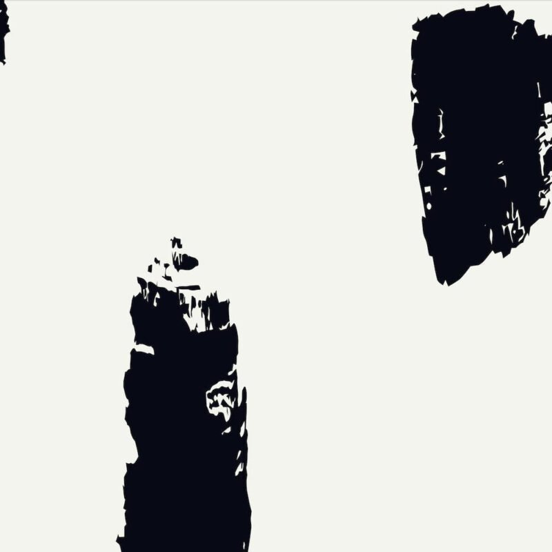 Black And White Dash, Style A  Wallpaper - Image 6