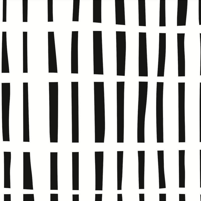 Black And White Dash, Style C  Wallpaper - Image 3