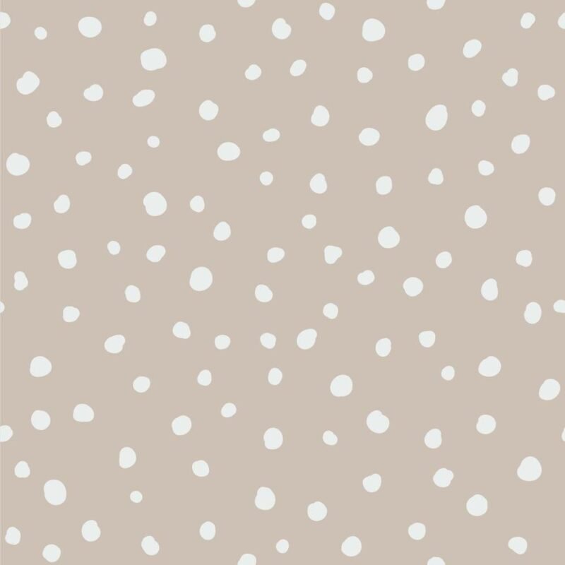 Blush Polka Dots  Wallpaper
