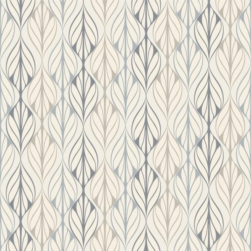 Contemporary Leaf  Wallpaper