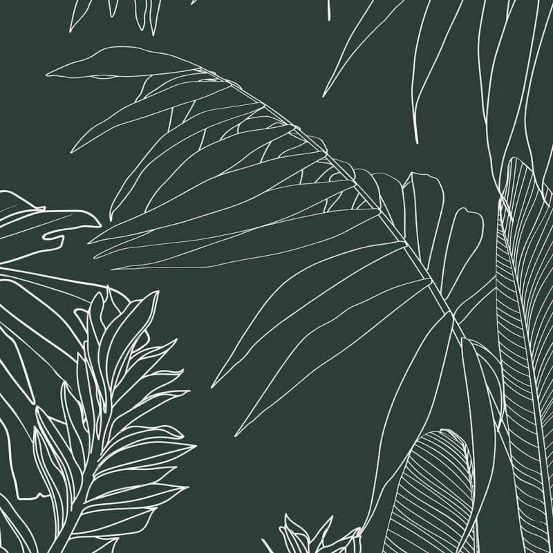 Jungle Leaves  Wallpaper - Image 3