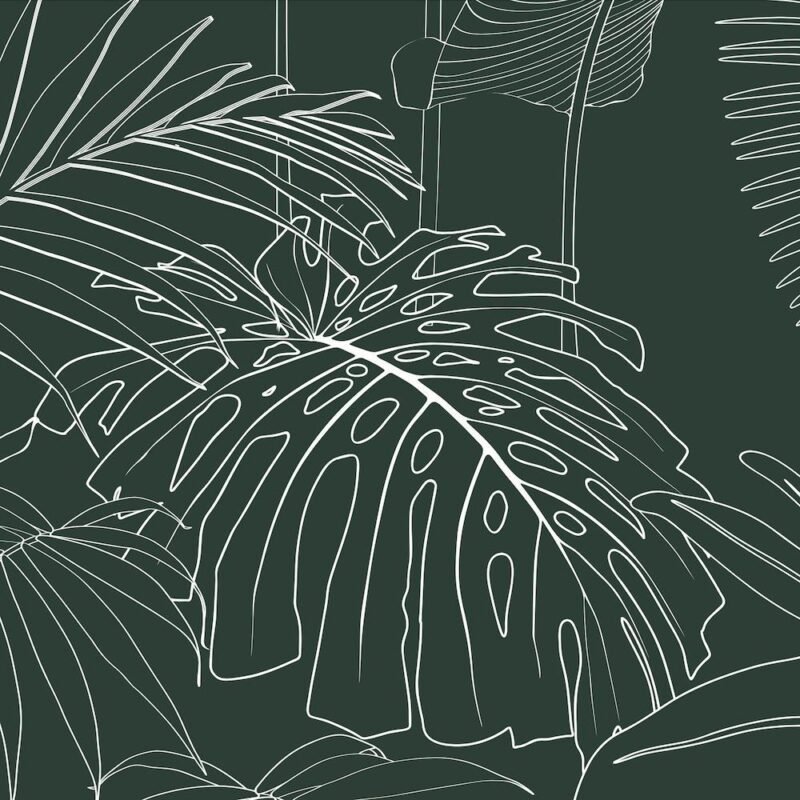 Jungle Leaves  Wallpaper - Image 4