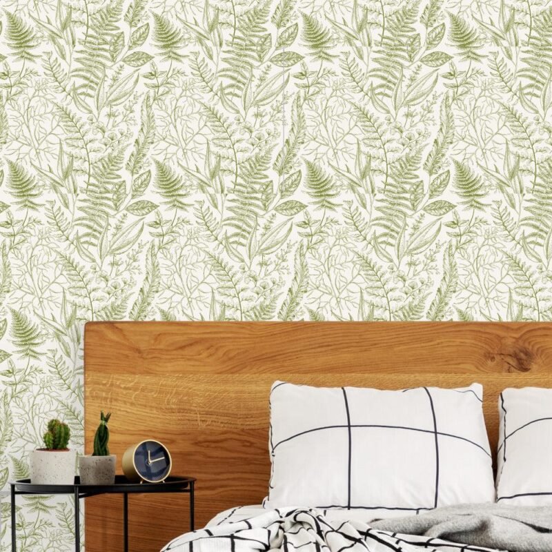 Assorted Green Leaves  Wallpaper - Image 2