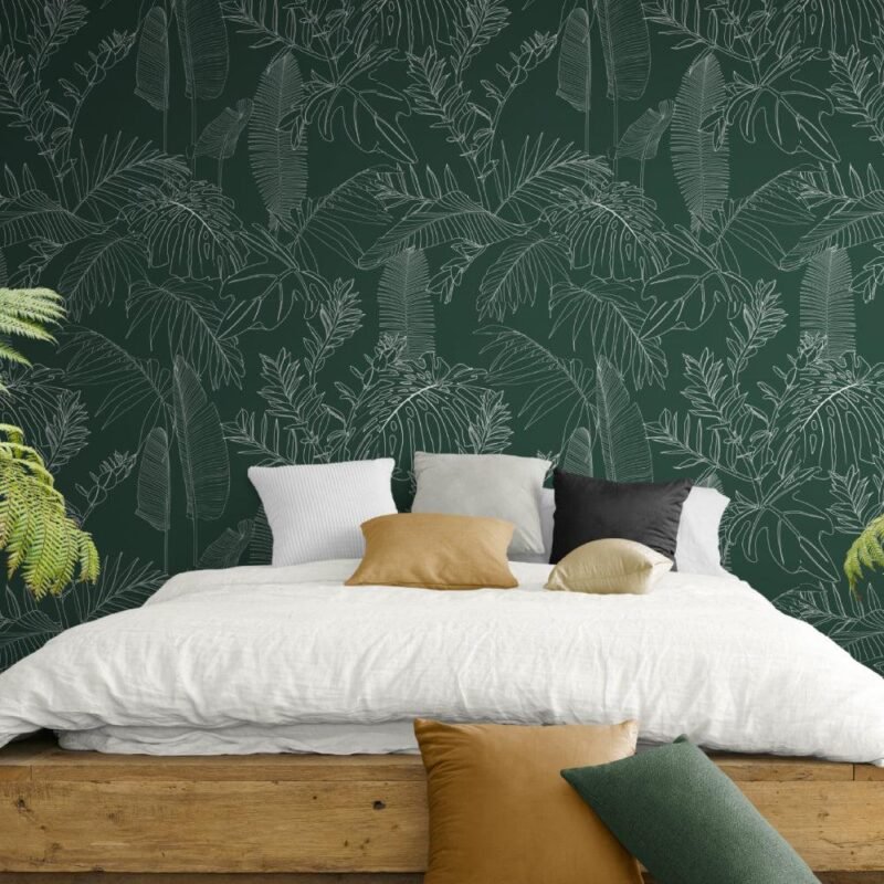 Jungle Leaves  Wallpaper - Image 2